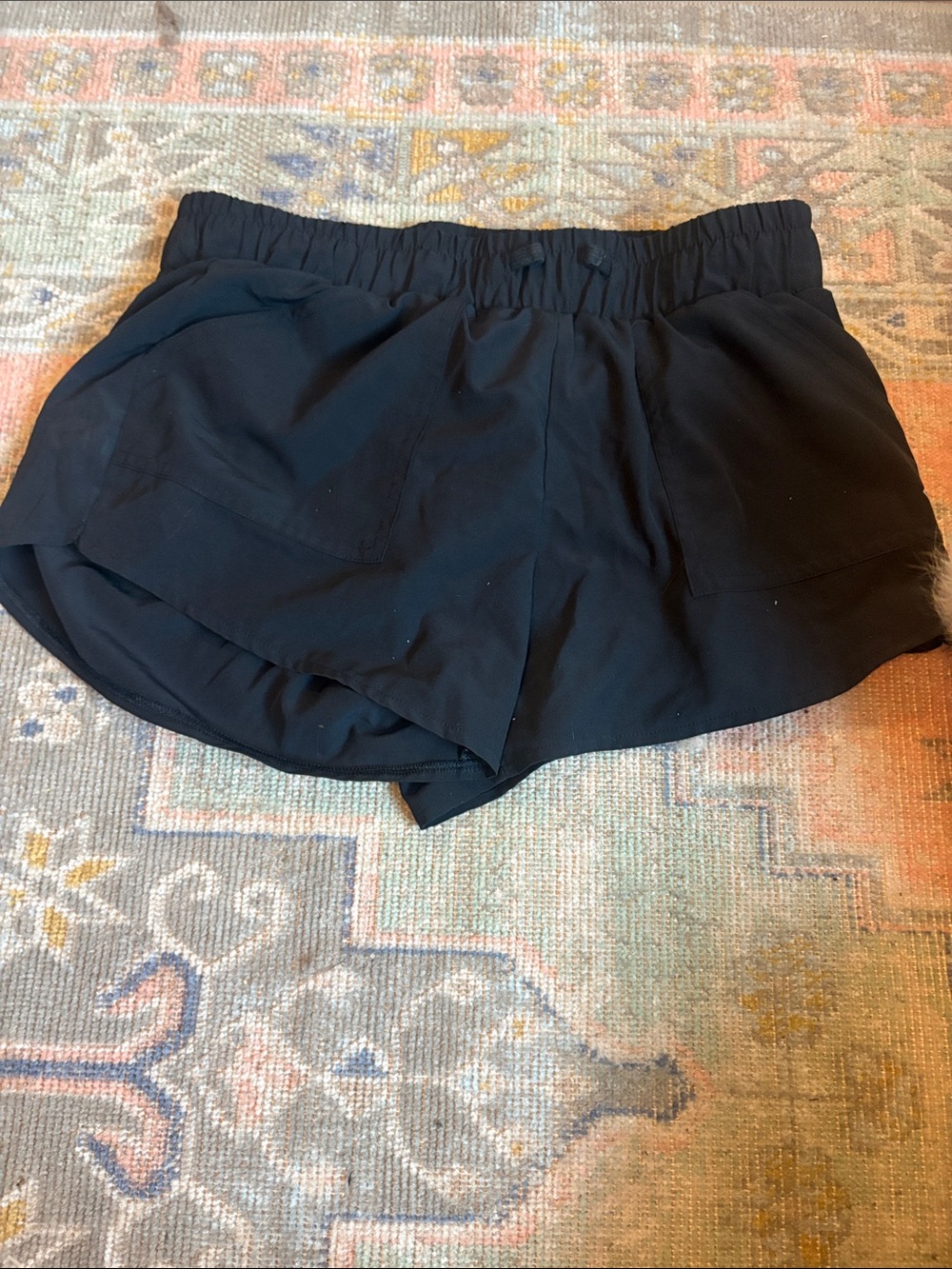 abercrombie kids Black Elastic Waist Casual Shorts